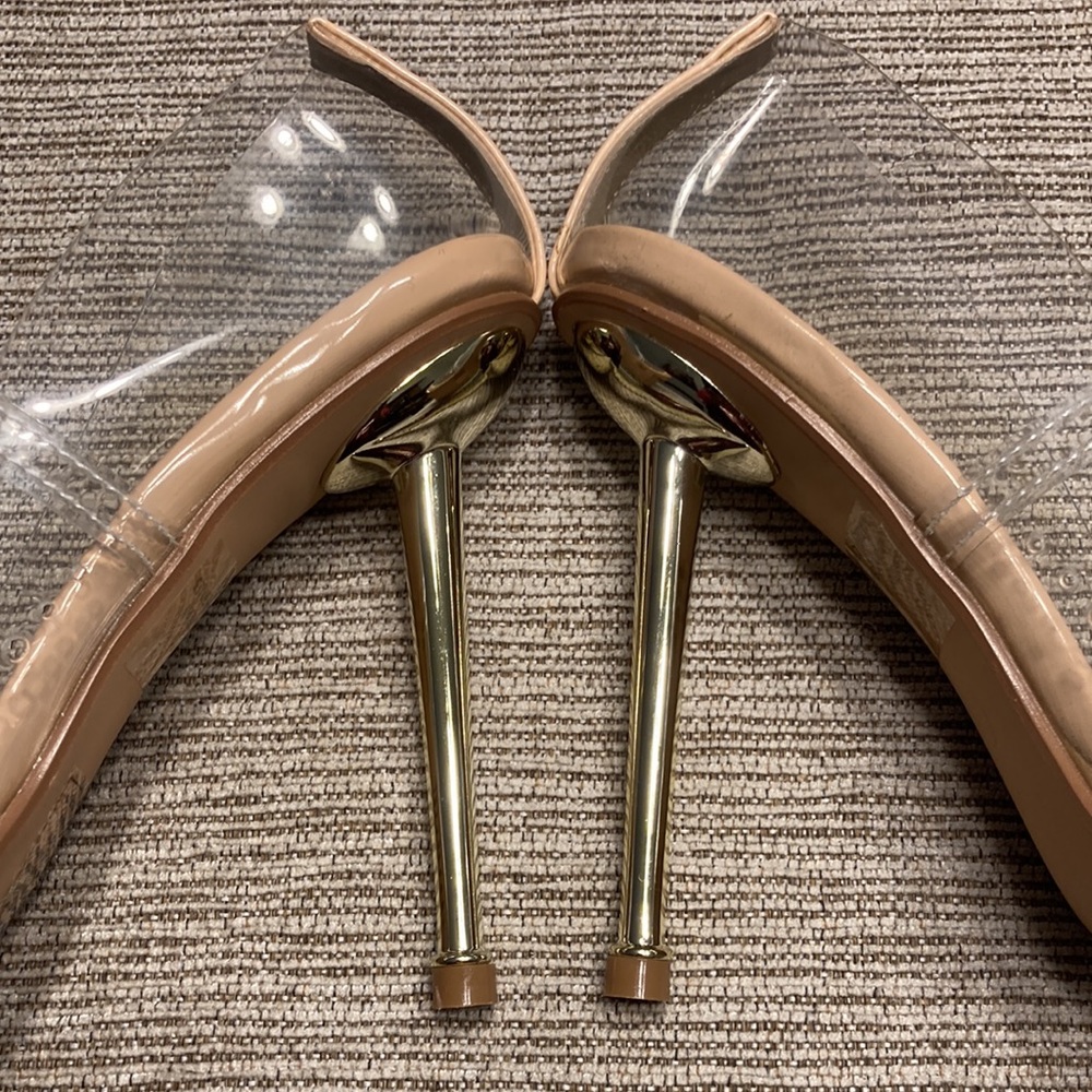 Fashion Nova clear Heels size 6.5 - Picture 15 of 16